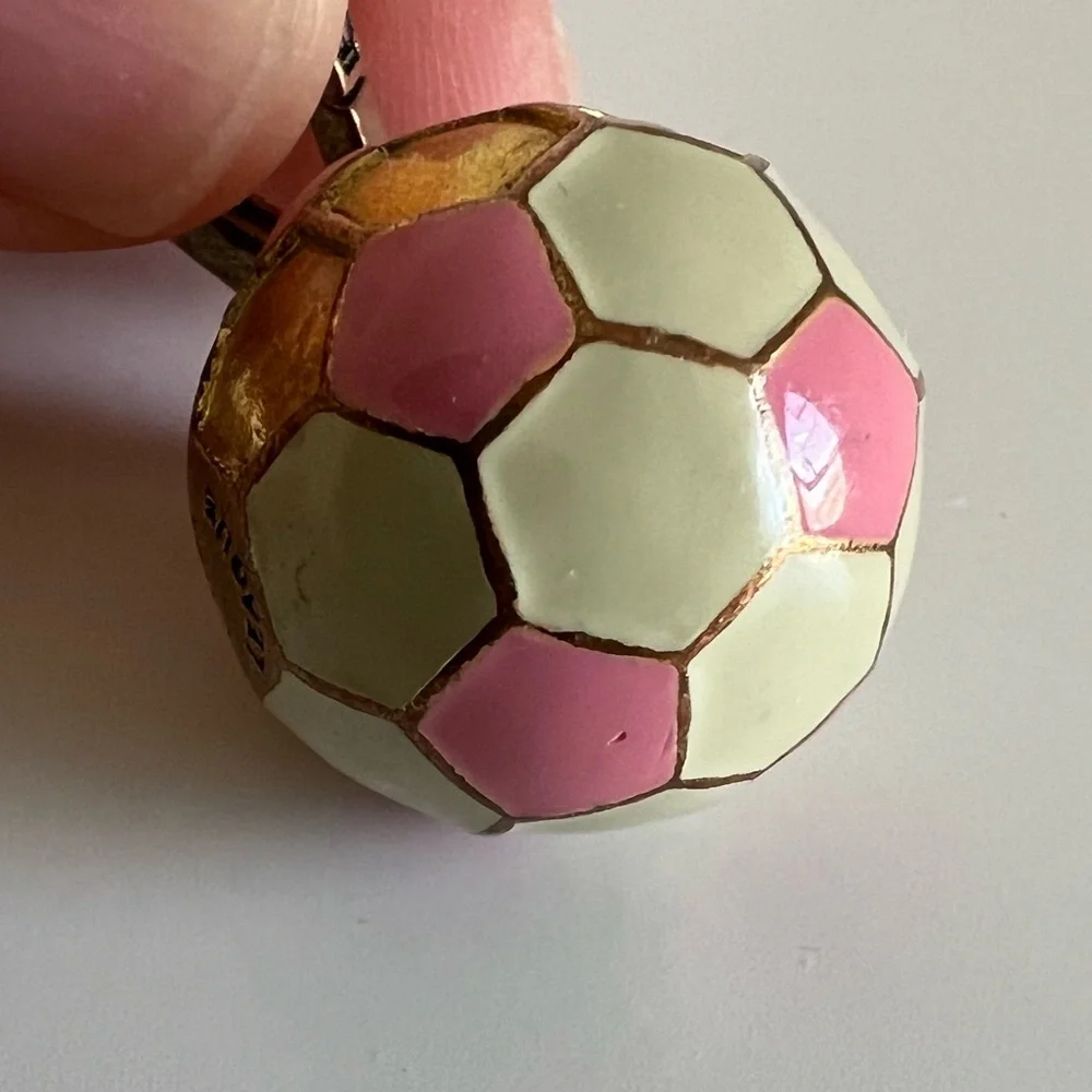 Juicy Couture Pink & Gold Soccer Charm - Picture 4 of 12